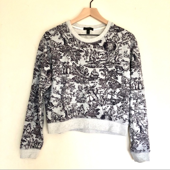 J. Crew Tops - J crew sweatshirt slightly cropped J. Crew Tops - J crew sweatshirt slightly cropped